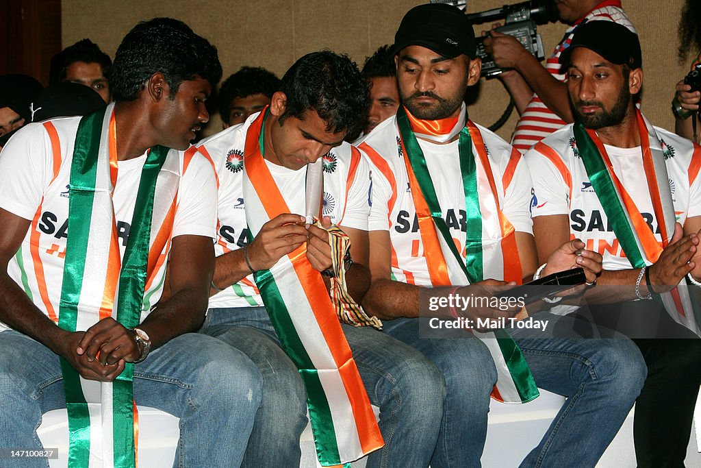 Indian Hockey Legends felicitated