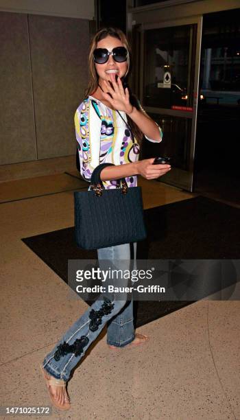 Adriana Lima is seen on July 14, 2006 in Los Angeles, California.
