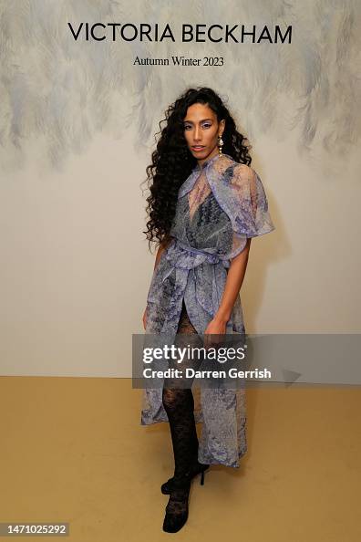 Ciinderella Balthazar attends the Victoria Beckham FW23 show during