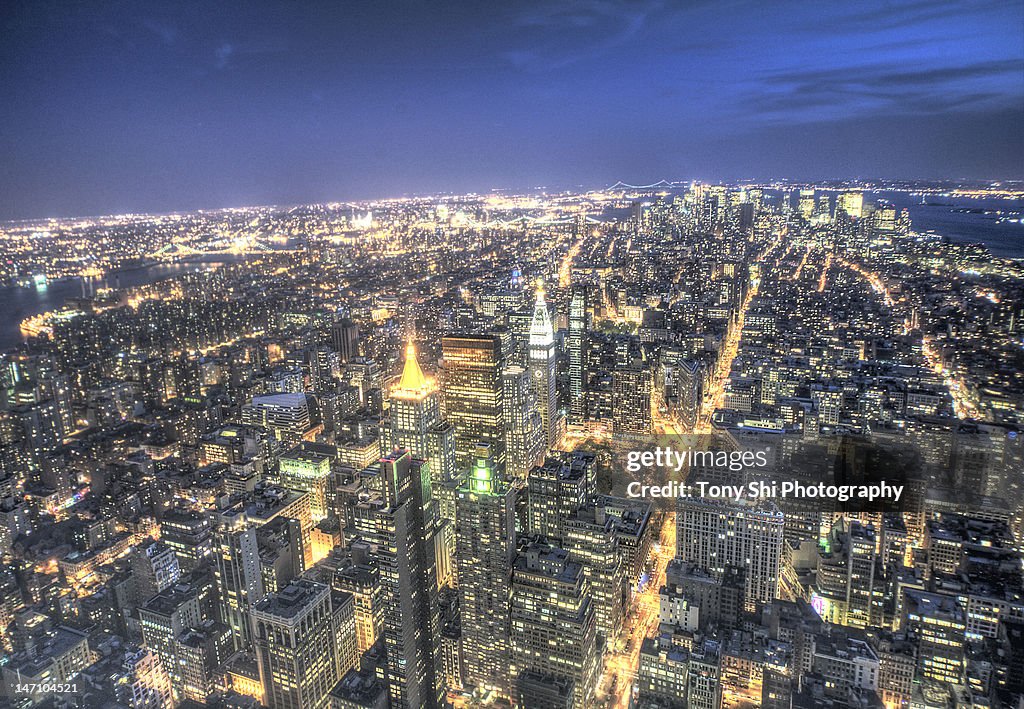 New york city nightscape