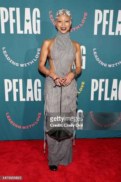 Tati Gabrielle attends the PFLAG 50th Anniversary Gala at The New York Marriott Marquis on March 03, 2023 in New York City.