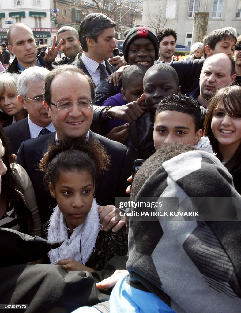 FRANCE2012-ELECTIONS-PS-HOLLANDE-CRIME-SCHOOL-JEWS-SHOOTING