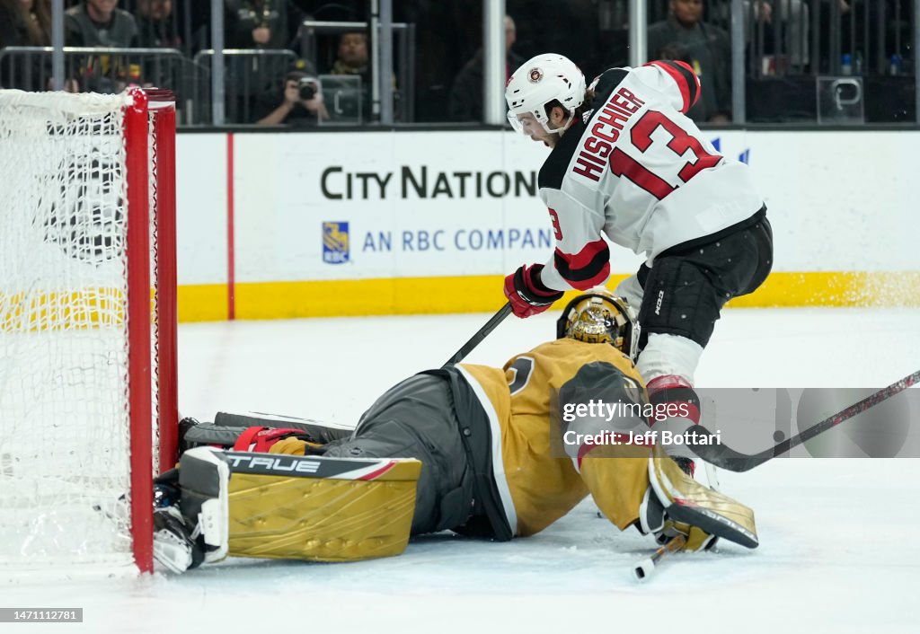 New Jersey Devils v Vegas Golden Knights