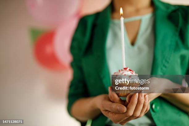 happy birthday to you - a sweet treat for a special day - birthday confetti stock pictures, royalty-free photos & images