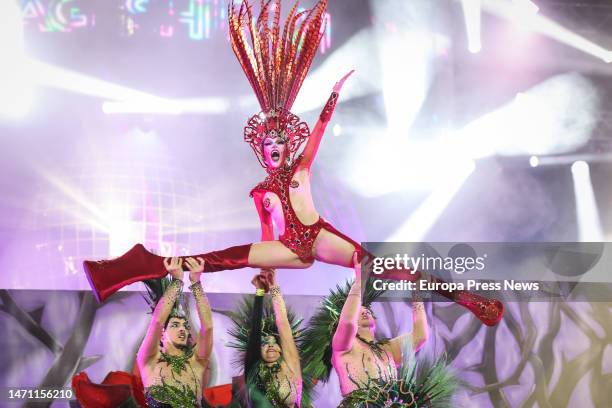 Drag Queen performs during the Drag Queen Gala at Santa Catalina Park, on March 3 in Las Palmas de Gran Canaria, Gran Canaria, Canary Islands, Spain....