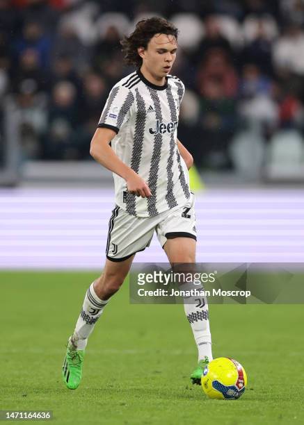 Martin Palumbo of Juventus during the Serie C Coppa Italia Final First Leg match between Juventus Next Gen and Vicenza at Allianz Stadium on March...