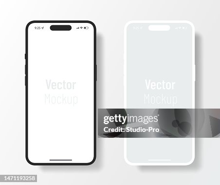 Minimalistic Design Mobile Phone Templates Similar To Iphone Mockup ...