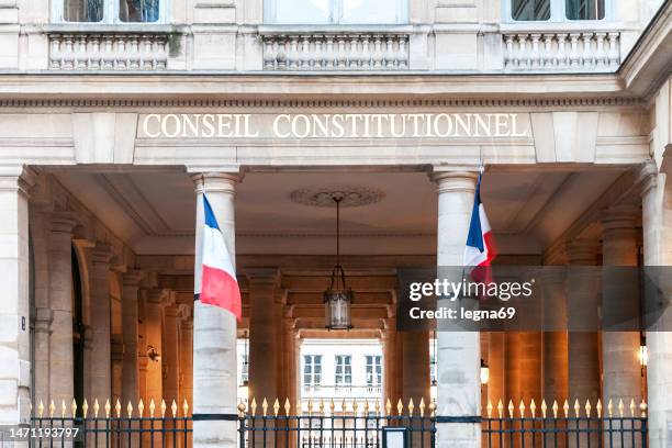 french constitutional council - french constitutional council imagens e fotografias de stock