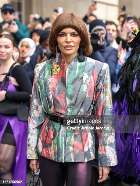 Lisa Rinna attends the Vivienne Westwood Womenswear Fall Winter 2023-2024 show as part of Paris Fashion Week on March 04, 2023 in Paris, France.