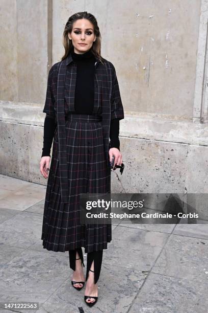 Olivia Palermo attends the Elie Saab Womenswear Fall Winter 2023-2024 show as part of Paris Fashion Week on March 04, 2023 in Paris, France.