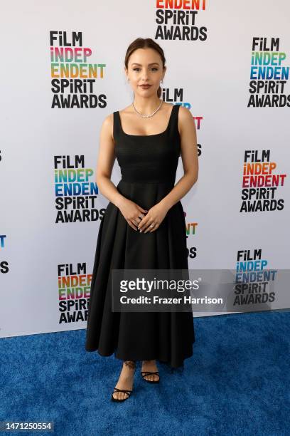 Aimee Carrero attends the 2023 Film Independent Spirit Awards on March 04, 2023 in Santa Monica, California.