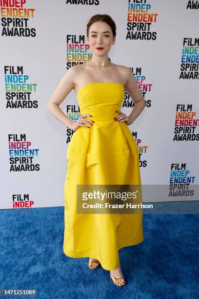 Sarah Bolger attends the 2023 Film Independent Spirit Awards on March 04, 2023 in Santa Monica, California.