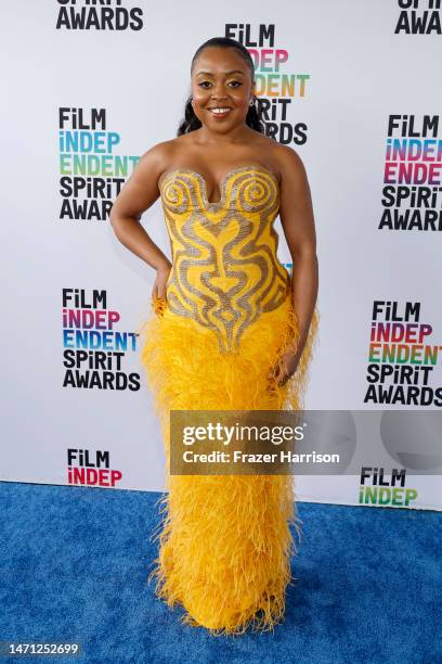 Quinta Brunson attends the 2023 Film Independent Spirit Awards on March 04, 2023 in Santa Monica, California.