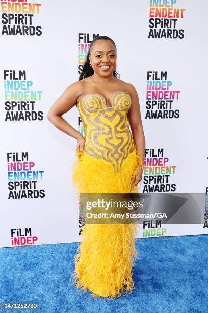 Quinta Brunson attends the 2023 Film Independent Spirit Awards on March 04, 2023 in Santa Monica, California.