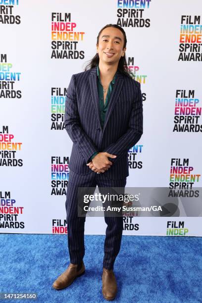 Román Zaragoza attends the 2023 Film Independent Spirit Awards on March 04, 2023 in Santa Monica, California.