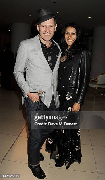 Paul Simonon and Serena Rees attend an after party following the press night performance of Damon Albarn's Dr Dee at Asia de Cuba, St Martins Lane...