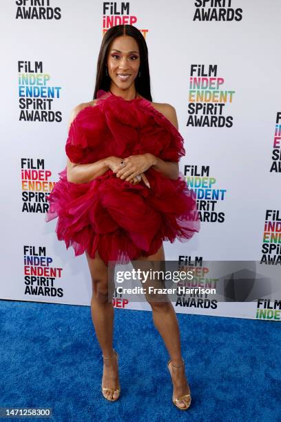 Michaela Jaé Rodriguez attends the 2023 Film Independent Spirit Awards on March 04, 2023 in Santa Monica, California.