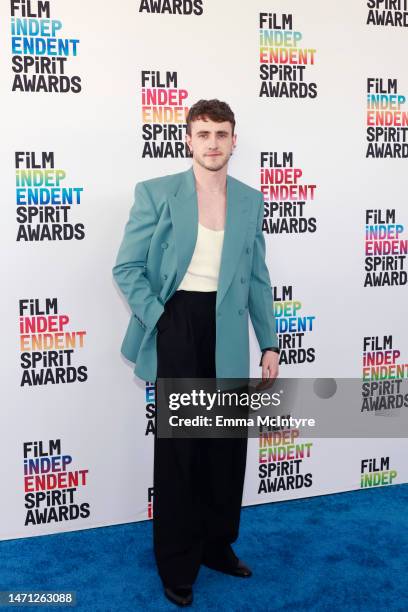 Paul Mescal attends the 2023 Film Independent Spirit Awards on March 04, 2023 in Santa Monica, California.