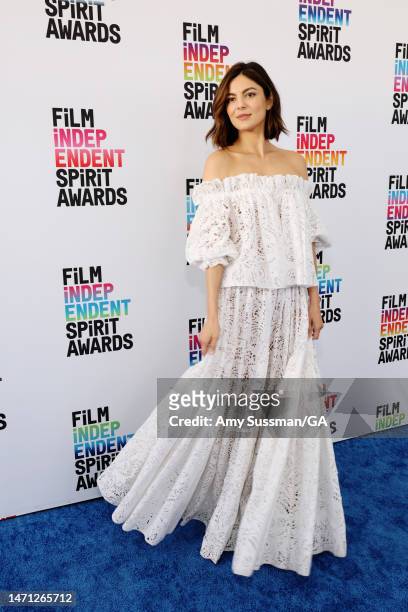 Monica Barbaro attends the 2023 Film Independent Spirit Awards on March 04, 2023 in Santa Monica, California.