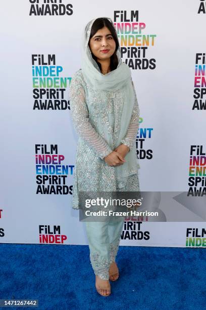 Malala Yousafzai attends the 2023 Film Independent Spirit Awards on March 04, 2023 in Santa Monica, California.