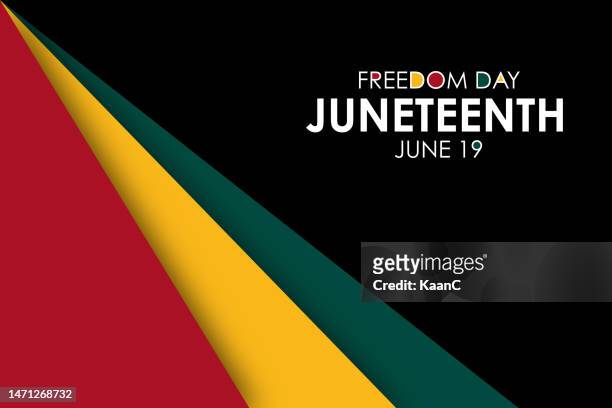 juneteenth. freedom day. june 19. holiday concept. template for background, banner, card, poster. vector illustration - juneteenth history stock illustrations