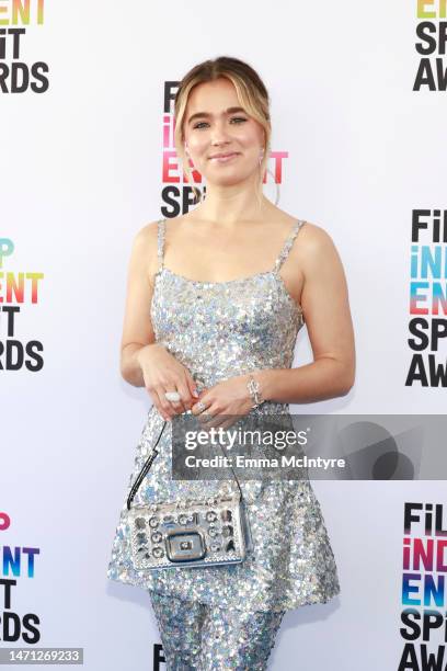 Haley Lu Richardson attends the 2023 Film Independent Spirit Awards on March 04, 2023 in Santa Monica, California.