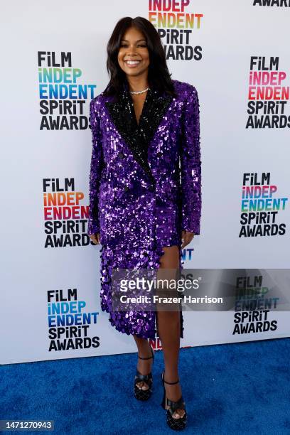 Gabrielle Union attends the 2023 Film Independent Spirit Awards on March 04, 2023 in Santa Monica, California.