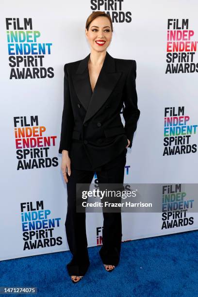 Aubrey Plaza attends the 2023 Film Independent Spirit Awards on March 04, 2023 in Santa Monica, California.