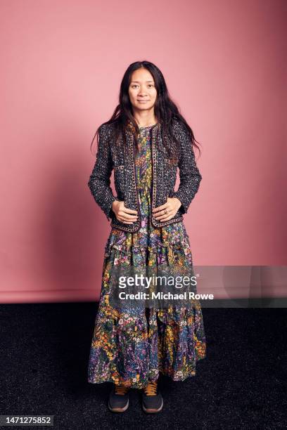 Chloé Zhao poses in the IMDb Portrait Studio at the 2023 Independent Spirit Awards on March 04, 2023 in Santa Monica, California.