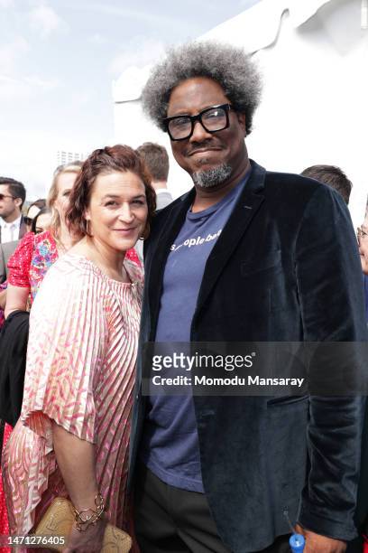 Melissa Bell and W. Kamau Bell attend the 2023 Film Independent Spirit Awards on March 04, 2023 in Santa Monica, California.