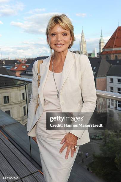 Actress Uschi Glas attends 'The Newsroom' Sky go premiere at the Hotel Bayerischer Hof on June 25, 2012 in Munich, Germany.