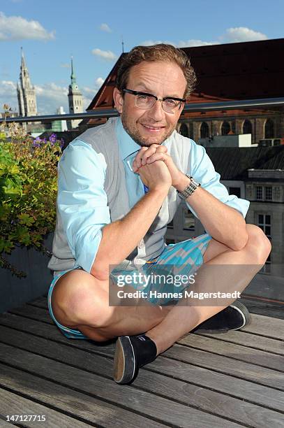 Comedian Wigald Boning attends 'The Newsroom' Sky go premiere at the Hotel Bayerischer Hof on June 25, 2012 in Munich, Germany.