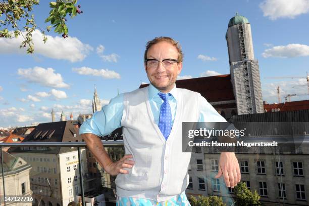 Comedian Wigald Boning attends 'The Newsroom' Sky go premiere at the Hotel Bayerischer Hof on June 25, 2012 in Munich, Germany.