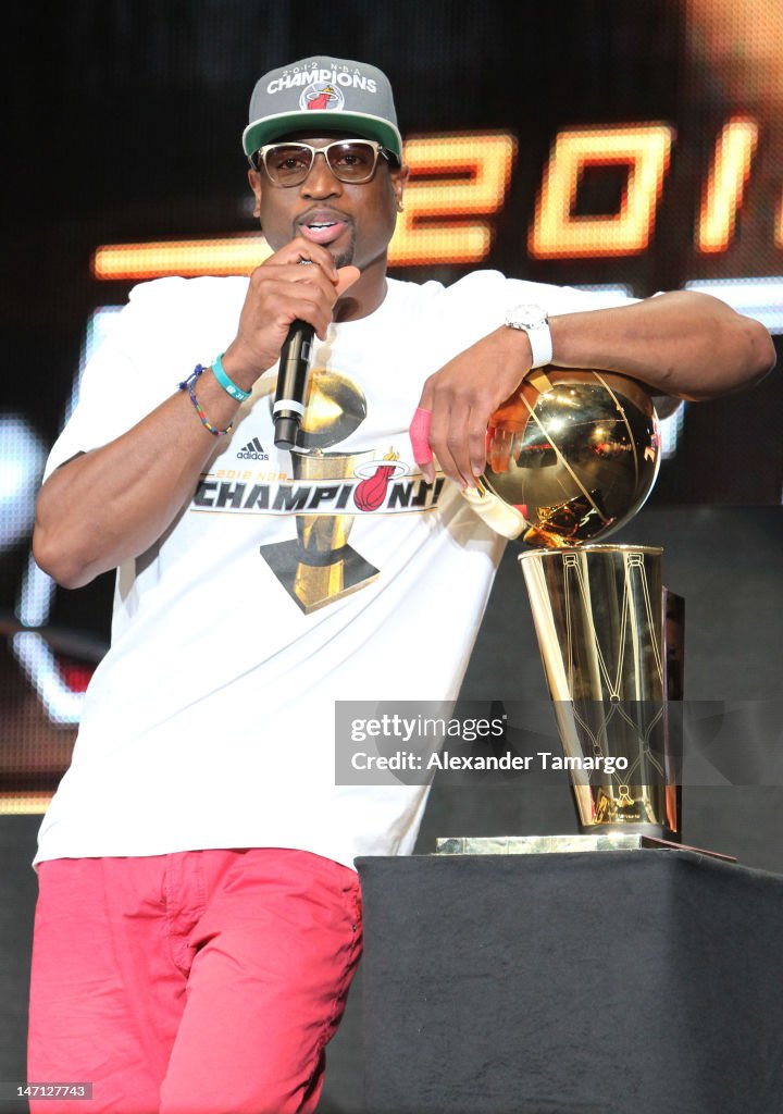 Miami Heat 2012 NBA Championship Celebration