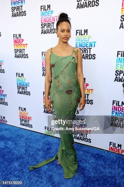 Taylour Paige attends the 2023 Film Independent Spirit Awards on March 04, 2023 in Santa Monica, California.