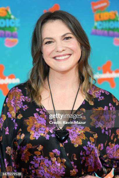 Larisa Oleynik attends the 2023 Nickelodeon Kids' Choice Awards at Microsoft Theater on March 04, 2023 in Los Angeles, California.