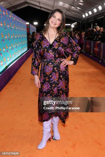 Larisa Oleynik attends the 2023 Nickelodeon Kids' Choice Awards at Microsoft Theater on March 04, 2023 in Los Angeles, California.