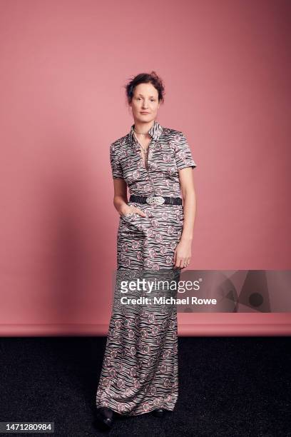 Vicky Krieps poses in the IMDb Portrait Studio at the 2023 Independent Spirit Awards on March 04, 2023 in Santa Monica, California.