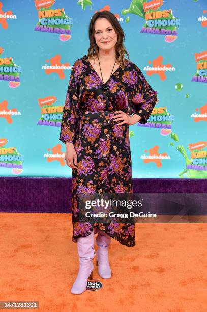 Larisa Oleynik attends the 2023 Nickelodeon Kids' Choice Awards at Microsoft Theater on March 04, 2023 in Los Angeles, California.