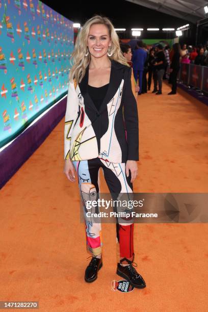 Laura Bell Bundy attends the 2023 Nickelodeon Kids' Choice Awards at Microsoft Theater on March 04, 2023 in Los Angeles, California.