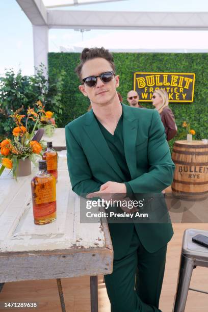 Jonathan Tucker attends the Bulleit Frontier Whiskey Salutes The Filmmaking Pioneers at The 2023 Film Independent Spirit Awards on March 04, 2023 in...
