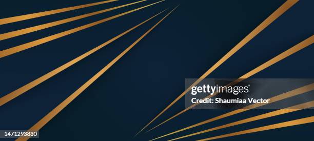 luxury abstract gold and black background - vip line stock illustrations