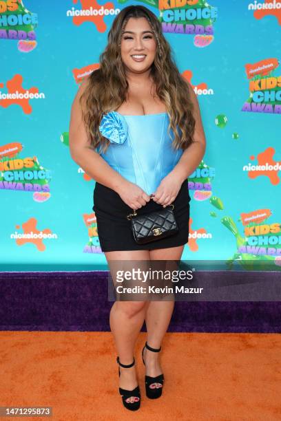Remi Cruz attends the 2023 Nickelodeon Kids' Choice Awards at Microsoft Theater on March 04, 2023 in Los Angeles, California.