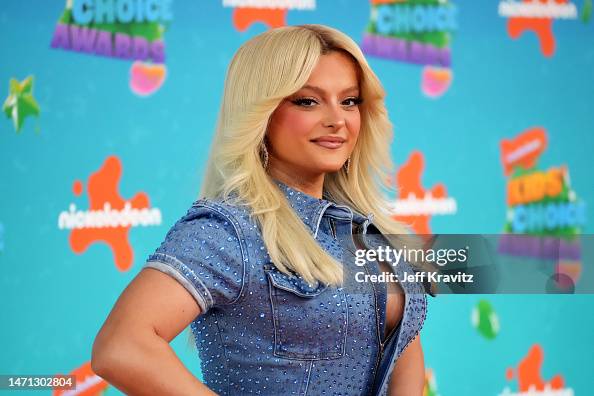 Bebe Rexha attends Nickelodeon's 2023 Kids' Choice Awards at... News