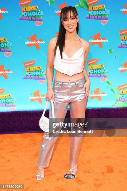 Alisha Marie attends the 2023 Nickelodeon Kids' Choice Awards at Microsoft Theater on March 04, 2023 in Los Angeles, California.