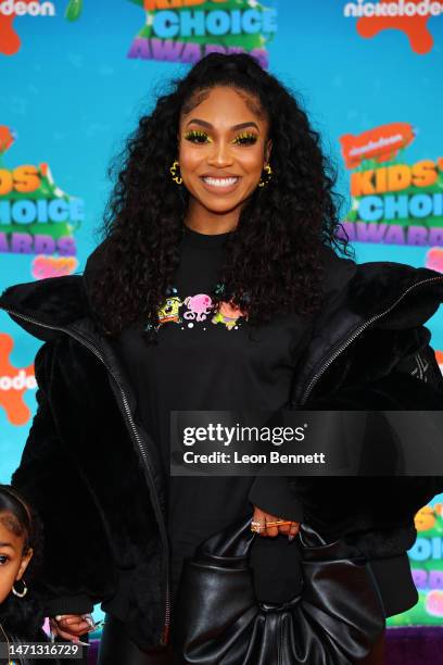 Brooke Valentine attends the 2023 Nickelodeon Kids' Choice Awards at Microsoft Theater on March 04, 2023 in Los Angeles, California.