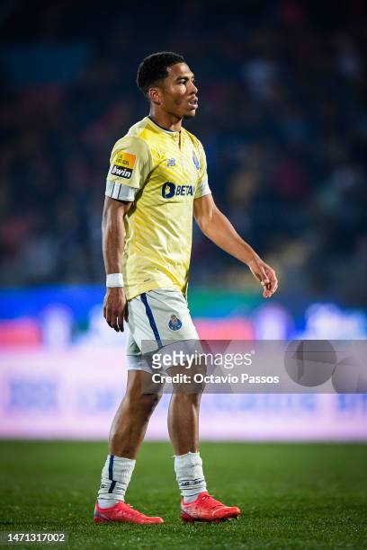 Danny Namaso of FC Porto during the Liga Portugal Bwin match between GD Chaves and FC Porto at Estadio Municipal Engenheiro Manuel Branco Teixeira on...