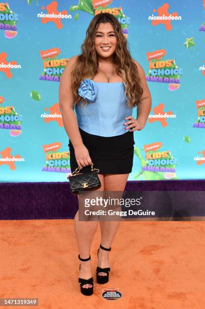 Remi Cruz attends the 2023 Nickelodeon Kids' Choice Awards at Microsoft Theater on March 04, 2023 in Los Angeles, California.