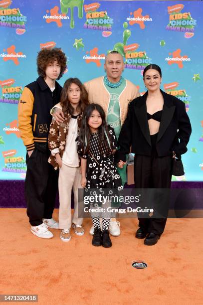 Taboo and family attend the 2023 Nickelodeon Kids' Choice Awards at Microsoft Theater on March 04, 2023 in Los Angeles, California.