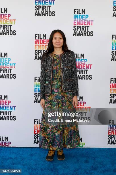 Chloé Zhao attends the 2023 Film Independent Spirit Awards on March 04, 2023 in Santa Monica, California.